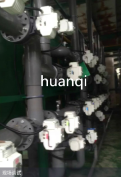 電動對夾蝶閥蝶閥安裝案例圖片